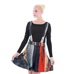 Art-modern-painting-background Suspender Skater Skirt by Jancukart