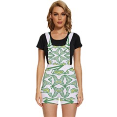 Abstract Pattern Geometric Backgrounds Short Overalls by Eskimos