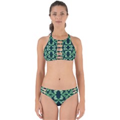 Abstract Pattern Geometric Backgrounds  Perfectly Cut Out Bikini Set by Eskimos