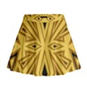 Abstract pattern geometric backgrounds Mini Flare Skirt View1