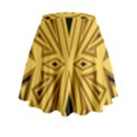Abstract pattern geometric backgrounds Mini Flare Skirt View2