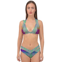 Space Explosion  Double Strap Halter Bikini Set by Thespacecampers