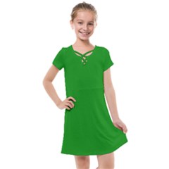 Green Kids  Cross Web Dress by nate14shop