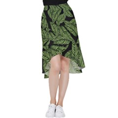  Leaves  Frill Hi Low Chiffon Skirt by artworkshop