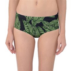  Leaves  Mid-waist Bikini Bottoms by artworkshop