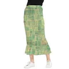 Bathroom Ceramic  Maxi Fishtail Chiffon Skirt by artworkshop