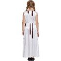 Illustration-chocolate-dropping-chocolate-background-vector Kids  Satin Sleeveless Maxi Dress View4