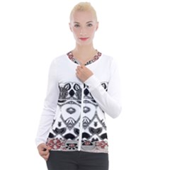 Im Fourth Dimension Black White 12 Casual Zip Up Jacket by imanmulyana