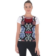 Im Fourth Dimension Colour 1 Short Sleeve Sports Top  by imanmulyana