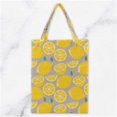 Lemon Pattern Classic Tote Bag by artworkshop
