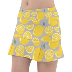 Lemon Pattern Classic Tennis Skirt by artworkshop