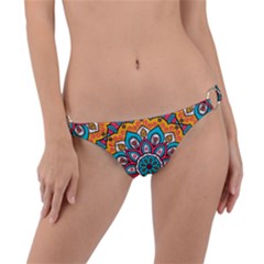 Mandala Spirit Ring Detail Bikini Bottom by zappwaits