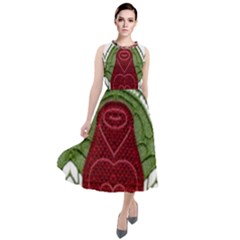 Im Fourth Dimension Colour 7 Round Neck Boho Dress by imanmulyana