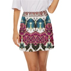 Im Fourth Dimension Colour 14 Mini Front Wrap Skirt by imanmulyana