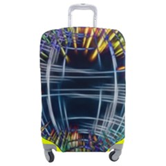 Color-background-structure-lines- Luggage Cover (medium) by Jancukart