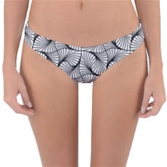 Abstract-gray Reversible Hipster Bikini Bottoms by nateshop
