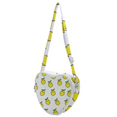 Background Orange Heart Shoulder Bag by nateshop