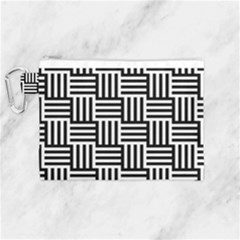 Basket Canvas Cosmetic Bag (medium) by nateshop