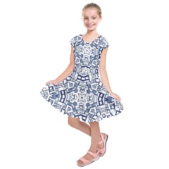 Blue-design Kids  Short Sleeve Dress by nateshop