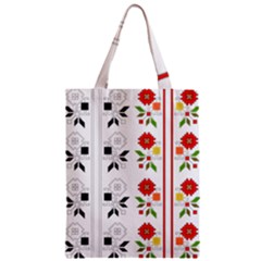 Vectors Bulgarian Folk Art Folk Art Zipper Classic Tote Bag by Sapixe