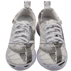 Constellations Celestial Moon Earth Kids Athletic Shoes by Sapixe
