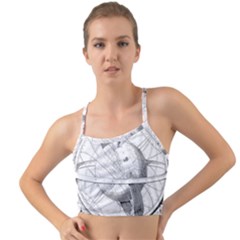 Constellations Celestial Moon Earth Mini Tank Bikini Top by Sapixe