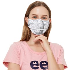 Constellations Celestial Moon Earth Fitted Cloth Face Mask (adult) by Sapixe