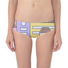Houses City Architecture Building Classic Bikini Bottoms by Sapixe