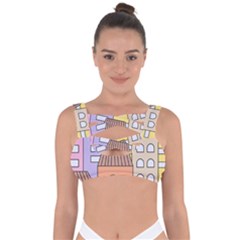 Houses City Architecture Building Bandaged Up Bikini Top by Sapixe