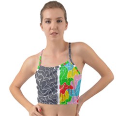 Clip Art Brain Halves Mini Tank Bikini Top by Sapixe