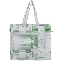 Circuit Board Canvas Travel Bag by Sapixe