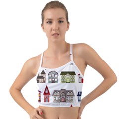 Houses Mini Tank Bikini Top by Sapixe