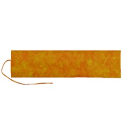 Background-yellow Roll Up Canvas Pencil Holder (l) by nateshop