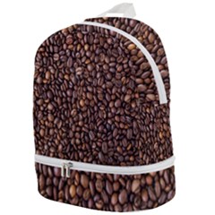 Coffee Beans Food Texture Zip Bottom Backpack by artworkshop