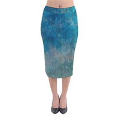  Pattern Design Texture Velvet Midi Pencil Skirt by artworkshop