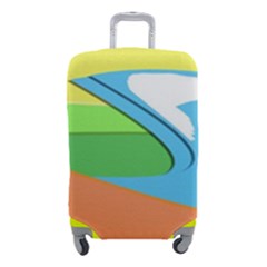 Waves-beach-sun-sea-water-sky Luggage Cover (small) by Jancukart