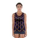 Pattern abstract wwallpaper waves Sport Tank Top  View1