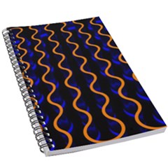Pattern Abstract Wwallpaper Waves 5 5  X 8 5  Notebook by Jancukart