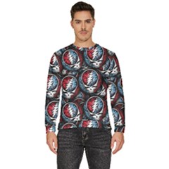 Grateful Dead Pattern Men s Fleece Sweatshirt by Jancukart
