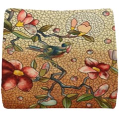 Flower Cubism Mosaic Vintage Seat Cushion by Jancukart