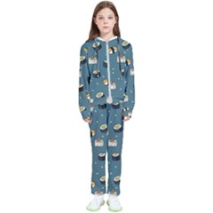 Sushi Pattern Kids  Tracksuit by Jancukart