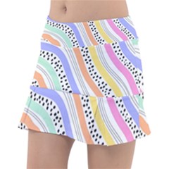 Background Abstract Wallpaper Classic Tennis Skirt by Amaryn4rt
