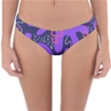 Abstract Background Shapes Banner Reversible Hipster Bikini Bottoms View1