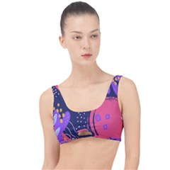 Abstract Background Shapes Banner The Little Details Bikini Top by Amaryn4rt