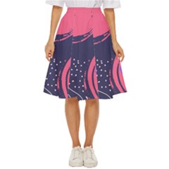Abstract Background Shapes Banner Classic Short Skirt by Amaryn4rt