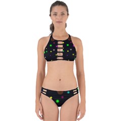 Stars Seamless Pattern Celebration Perfectly Cut Out Bikini Set by Amaryn4rt