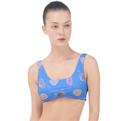 Seashell Clam Pattern Art Design The Little Details Bikini Top by Amaryn4rt