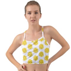Fruit Food Juicy Organic Yellow Mini Tank Bikini Top by Wegoenart