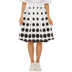 Halftone Pattern Dot Modern Retro Texture Circle Classic Short Skirt by artworkshop