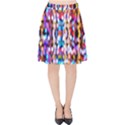 Abstract Background Blur Velvet High Waist Skirt View1